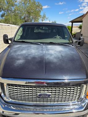 Blue 2001 Ford Excursion XLT