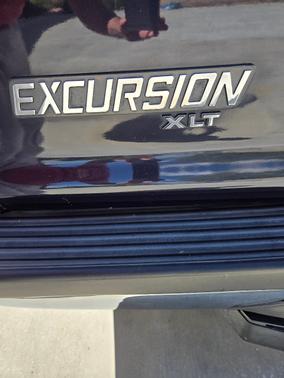 Blue 2001 Ford Excursion XLT