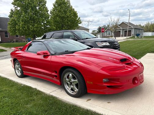 Red 2001 Pontiac Firebird Trans Am