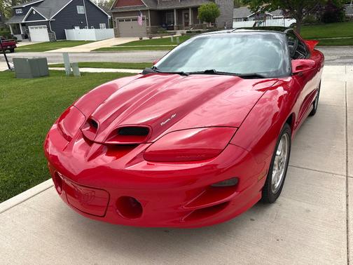 Red 2001 Pontiac Firebird Trans Am