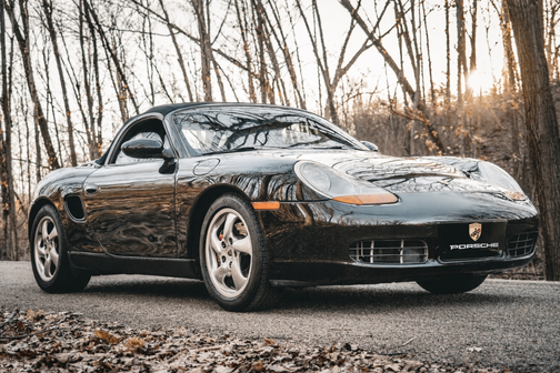 Black 2002 Porsche Boxster Boxster S