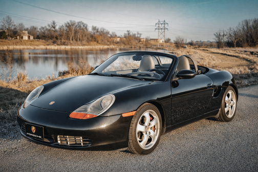 Black 2002 Porsche Boxster Boxster S
