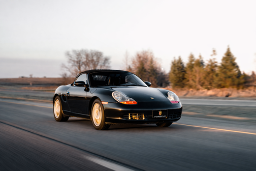 Black 2002 Porsche Boxster Boxster S