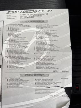 2022 Mazda CX-30 2.5 S Premium Package