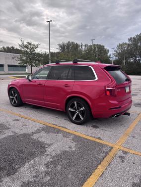 Red 2016 Volvo XC90 T6 R-Design