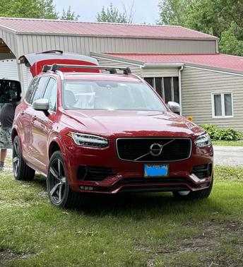 Red 2016 Volvo XC90 T6 R-Design
