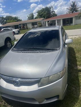 Gray 2009 Honda Civic EX-L