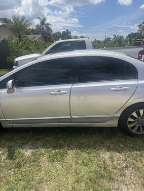Gray 2009 Honda Civic EX-L