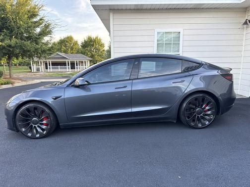 Gray 2023 Tesla Model 3 Performance