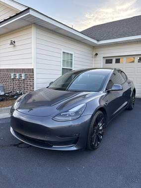 Gray 2023 Tesla Model 3 Performance