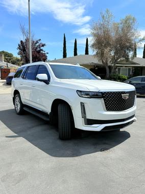 White 2022 Cadillac Escalade Premium Luxury