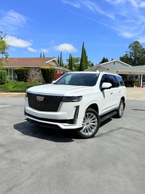 White 2022 Cadillac Escalade Premium Luxury