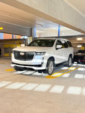 White 2022 Cadillac Escalade Premium Luxury