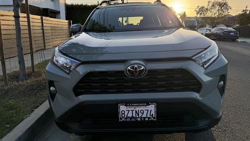 Gray 2021 Toyota RAV4 XLE Premium