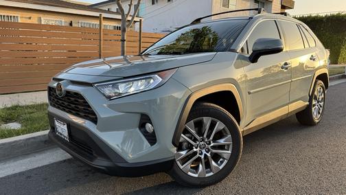 Gray 2021 Toyota RAV4 XLE Premium