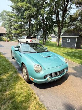 Blue 2002 Ford Thunderbird Premium