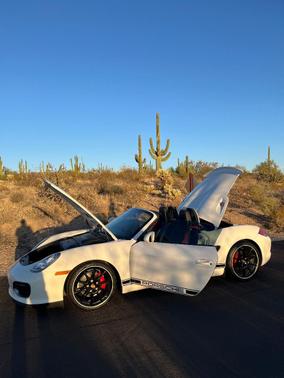 White 2012 Porsche Boxster Spyder