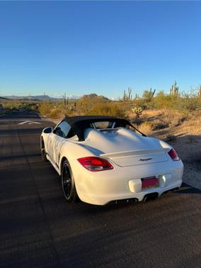 White 2012 Porsche Boxster Spyder