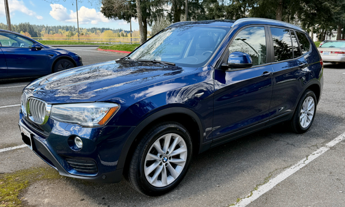 Blue 2016 BMW X3 xDrive28i