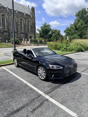 Black 2018 Audi A5 2.0T Premium