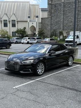 Black 2018 Audi A5 2.0T Premium