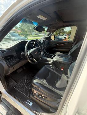 White 2016 Cadillac Escalade Platinum