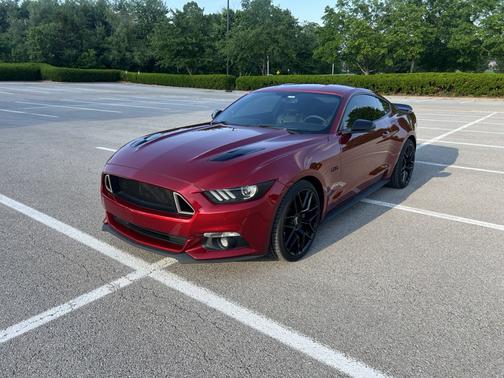 Red 2015 Ford Mustang GT Premium