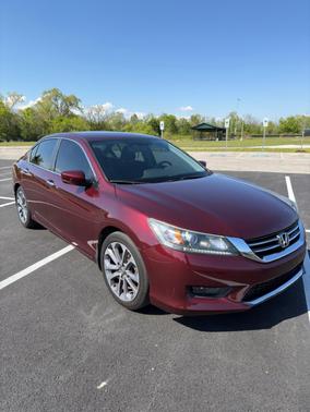 Red 2014 Honda Accord Sport