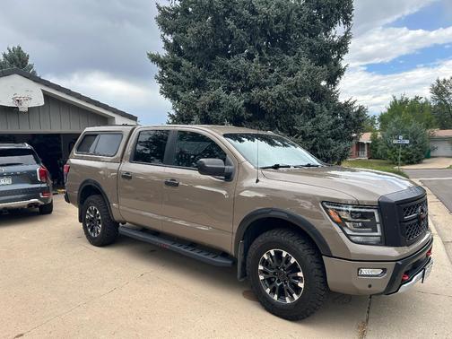 Beige 2021 Nissan Titan PRO-4X