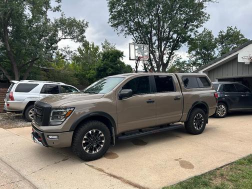 Beige 2021 Nissan Titan PRO-4X
