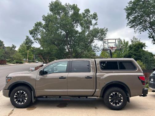 Beige 2021 Nissan Titan PRO-4X