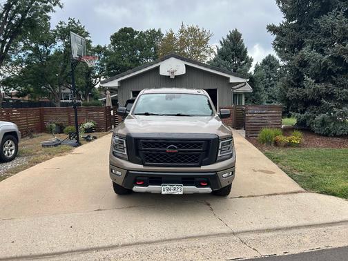 Beige 2021 Nissan Titan PRO-4X