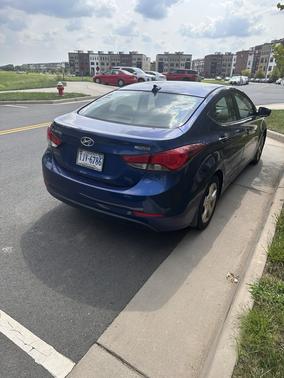 Blue 2016 Hyundai ELANTRA Value Edition