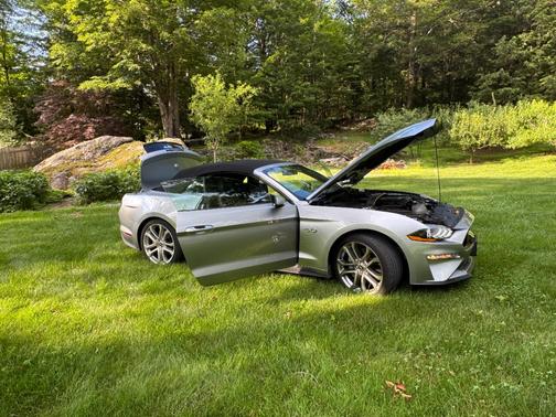 Silver 2020 Ford Mustang GT Premium