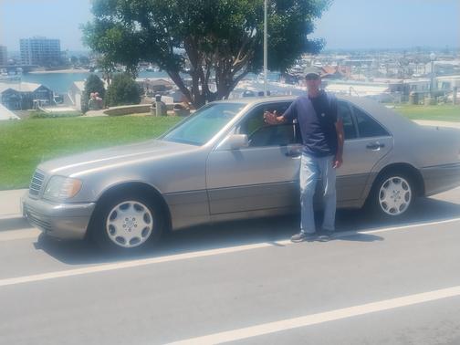 Gold 1995 Mercedes-Benz S-Class S320 LWB