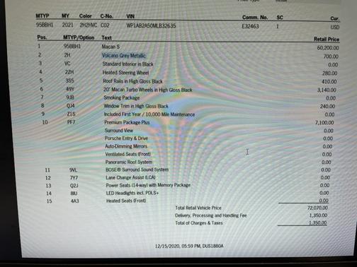 2021 Porsche Macan Macan S