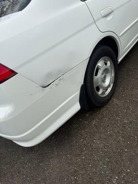 White 2004 Honda Civic Hybrid Base