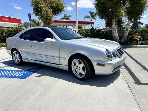 Silver 2002 Mercedes-Benz CLK-Class 55 AMG