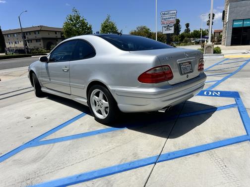 Silver 2002 Mercedes-Benz CLK-Class 55 AMG
