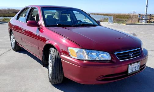 Red 2001 Toyota Camry CE