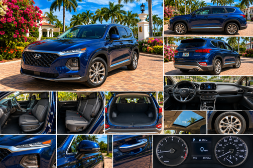 Blue 2020 Hyundai SANTA FE SE 2.4