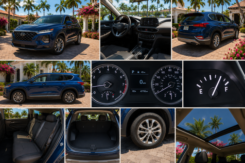 Blue 2020 Hyundai SANTA FE SE 2.4