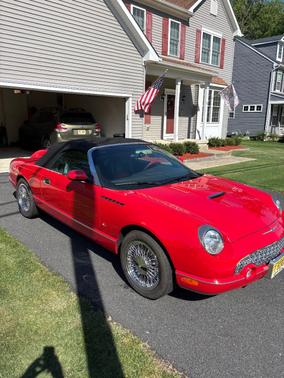 Red 2002 Ford Thunderbird Premium