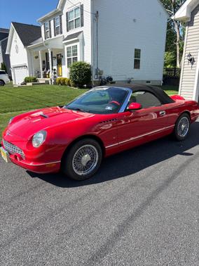 Red 2002 Ford Thunderbird Premium