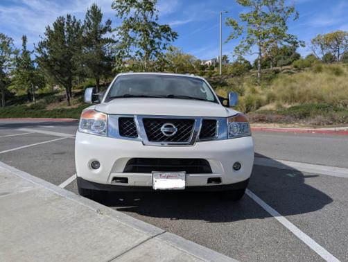 White 2010 Nissan Armada Titanium