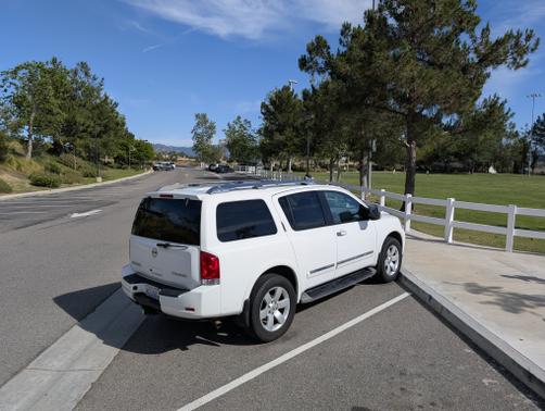 White 2010 Nissan Armada Titanium