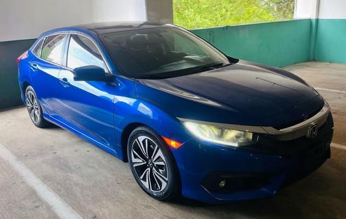 Blue 2016 Honda Civic EX-T