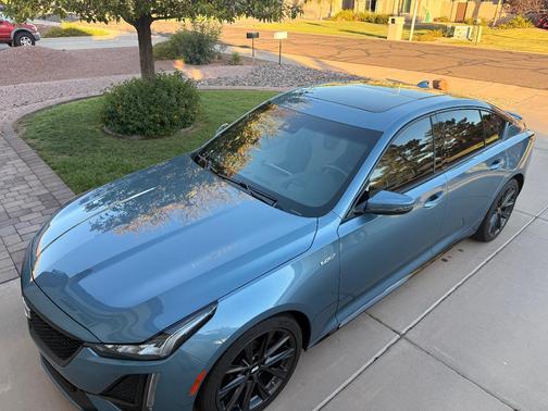 Blue 2023 Cadillac CT5-V Base