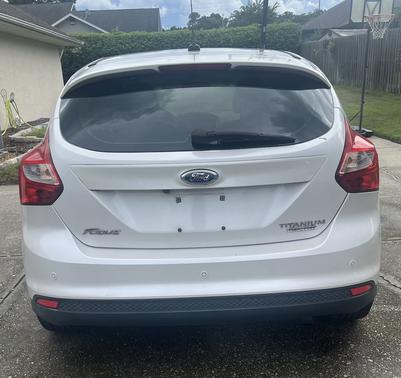 White 2013 Ford Focus Titanium