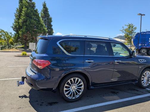 Blue 2017 INFINITI QX80 Base